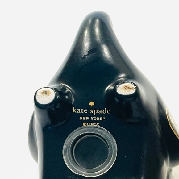 kate spade New York Lenox Black White Elephants Condiment Shakers - Picture 9 of 9